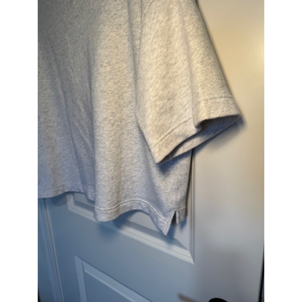 Aerie Oversized Waffle Knit Collared Pullover Top Blue Size Small - Picture 5 of 5